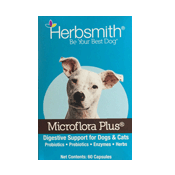 Herbsmith Microflora Plus Digestive Enzymes for Dogs and Cats